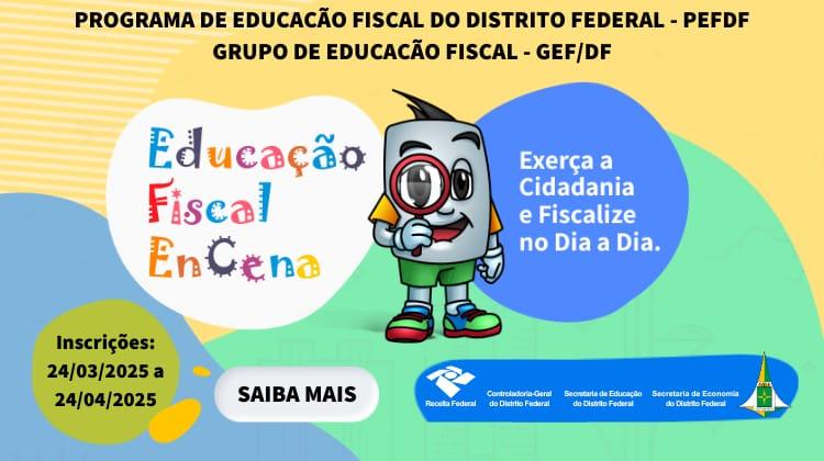Capa da notícia: Professores e alunos da rede pública podem se inscrever em projeto sobre educação fiscal